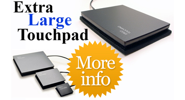 ETPA Extra Large Ergonomic Touchpad